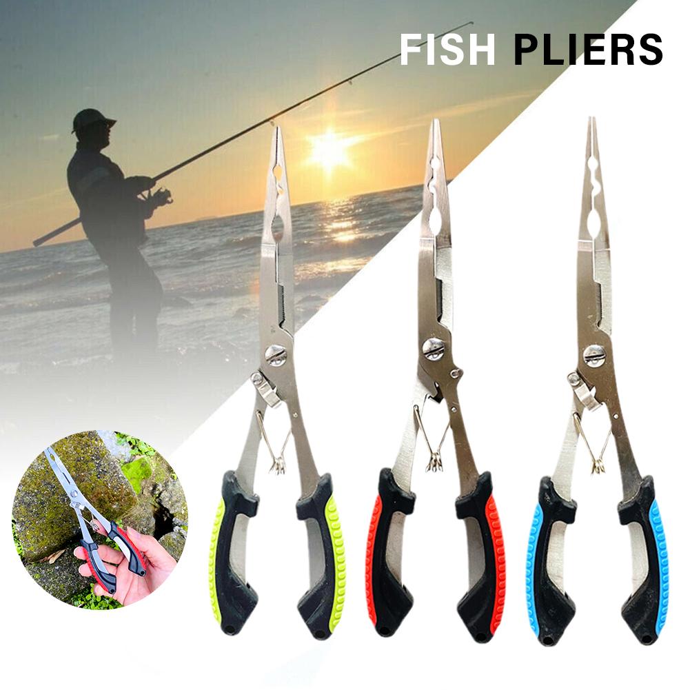 Alicates de pesca de acero ino - Fishing Equipment Amazon reseña y precio