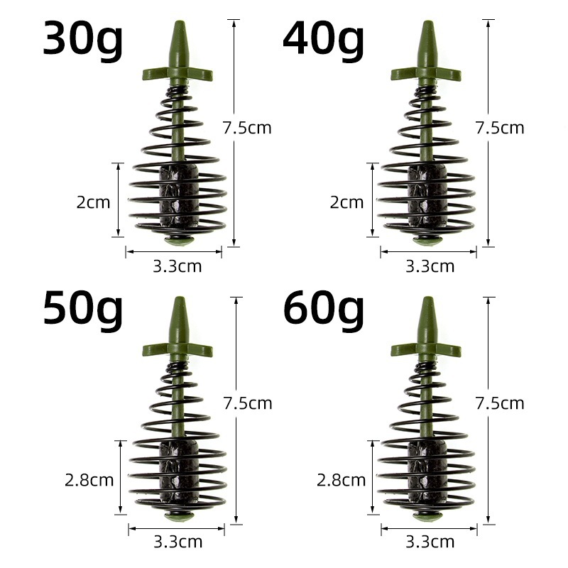 2 unidades de alimentador de c - Carp Fishing Tackle reseña y precio